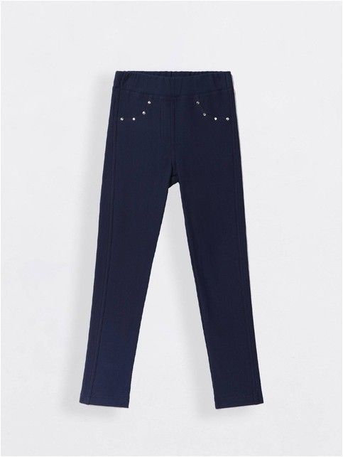 Extra-soft jeggings for school with thermal effect CRYSTAL