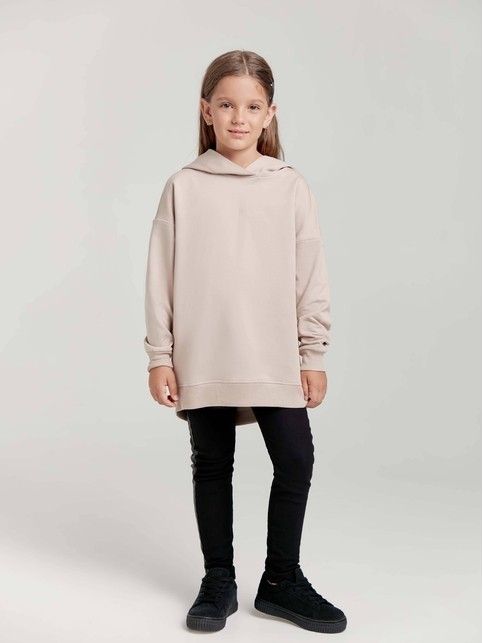 DD 1452 longline oversized fleece embroidered hoodie