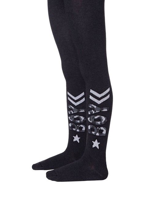 Cotton tights TIP-TOP with a pattern 