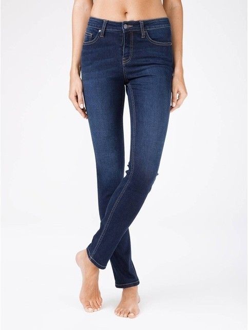 Eco-friendly jeans with the effect of 