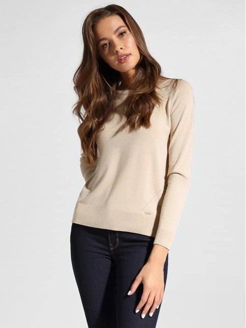 Knit pullover made of yarn with premium quality viscose LDK 054