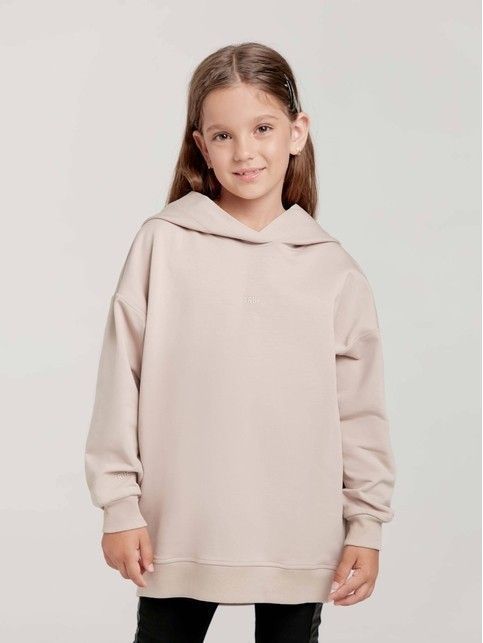 DD 1453 longline oversized fleece embroidered hoodie