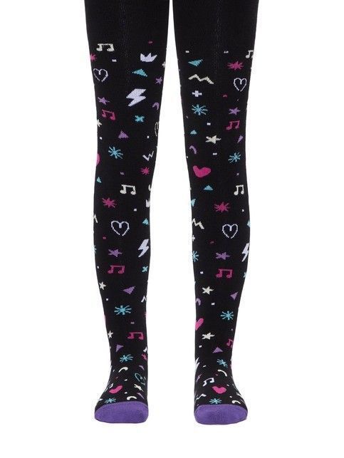 SOF-TIKI tights (terry inside) with drawings