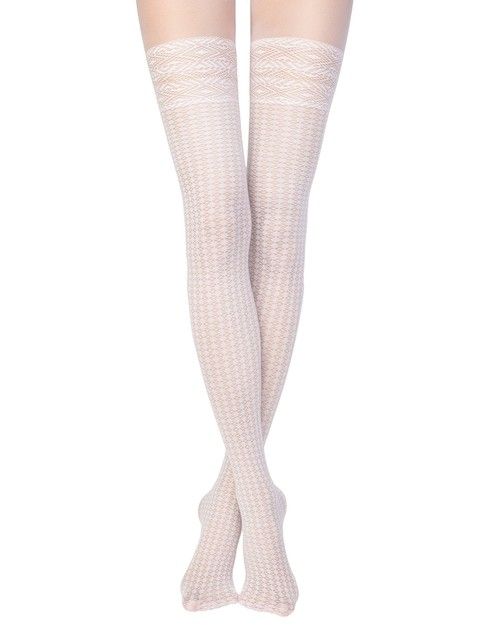 Tights with imitation fishnet stockings INTENSE Lycra®
