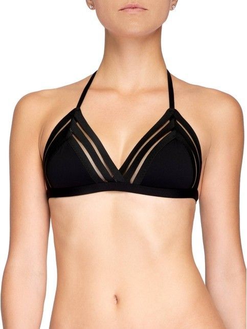 Bikini soft triangles with decorative elastic band LAMIA