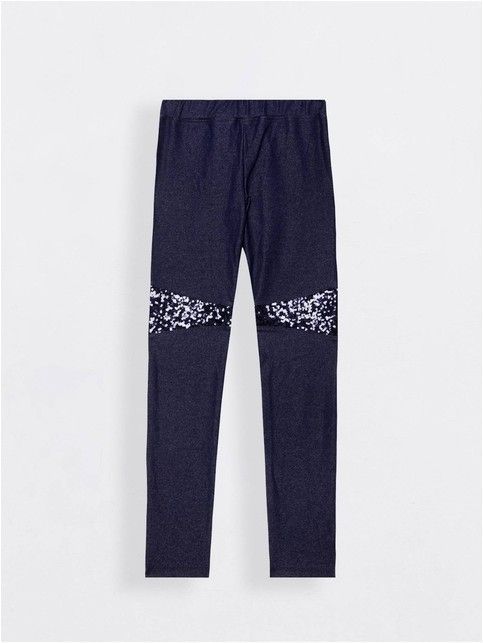 Leggings with embroidery of sequins SHERRY