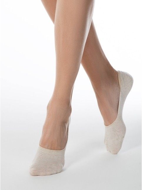 Viscose and linen footlets CLASSIC