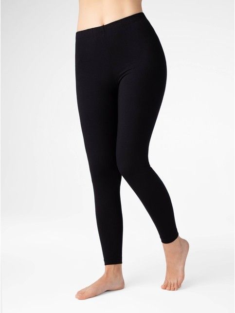 High rise cotton leggings BASIC SIZE+