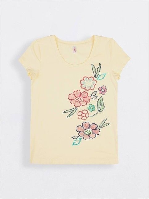 T-shirt with a floral pattern LD 741