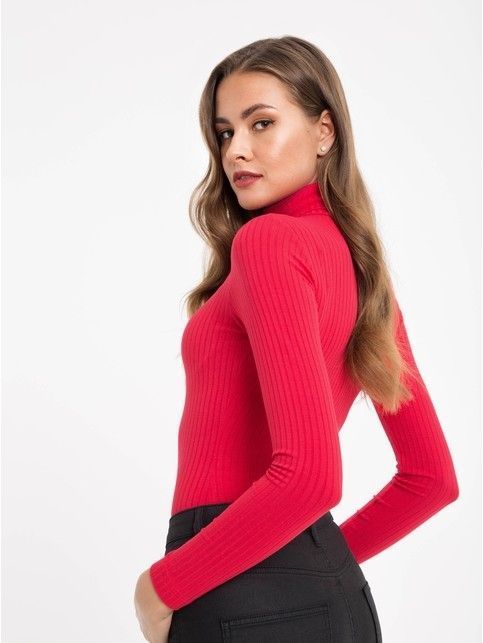 Classic ribbed turtleneck bodysuit 823