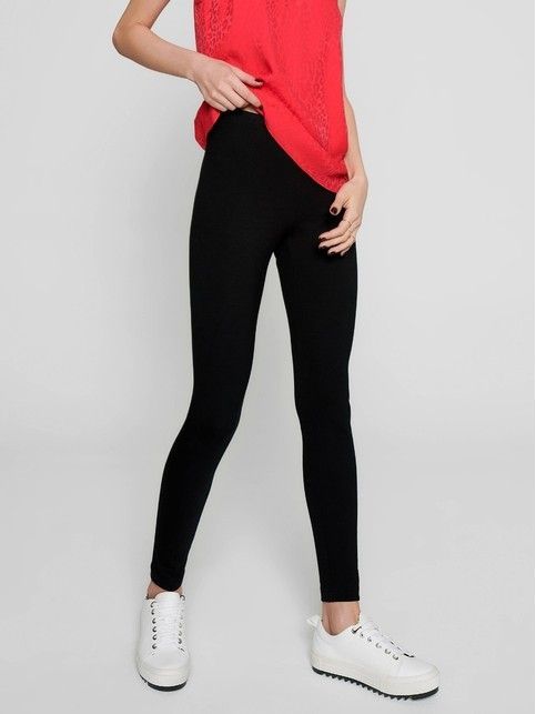 High rise cotton leggings BASIC