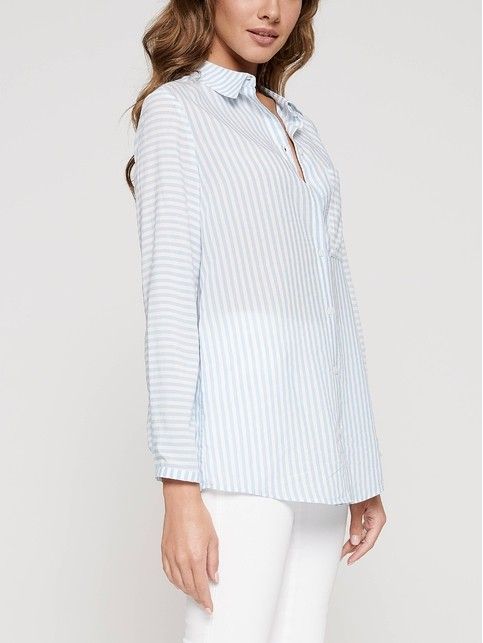 Premium quality viscose stripe shirt LBL 1096