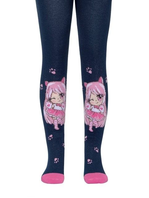 Cotton TIP-TOP tights with the pattern 