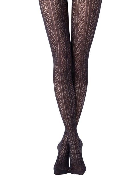 Fishnet tights made of wool STYLE