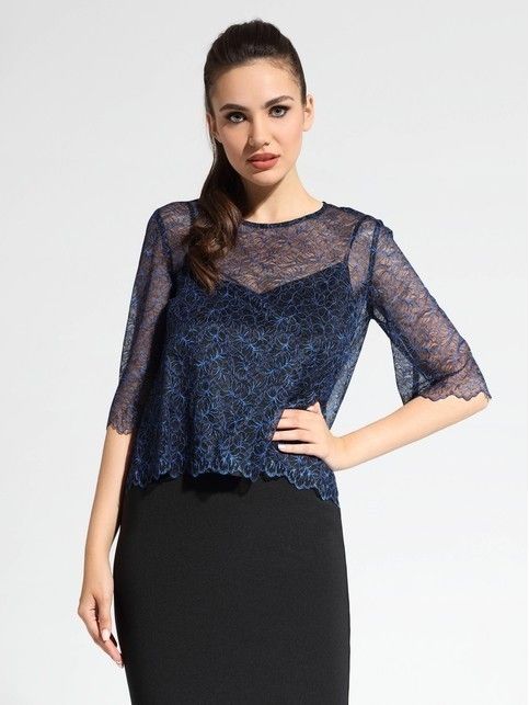 Lace evening blouse LBL 1061