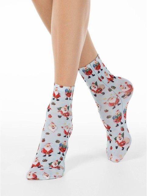 FANTASY 70 socks with Christmas prints