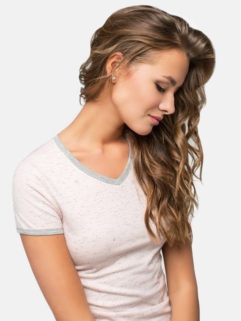 Melange cotton t-shirt LD 635