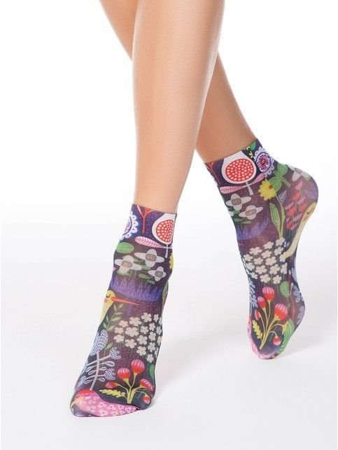Socks with print FANTASY 40