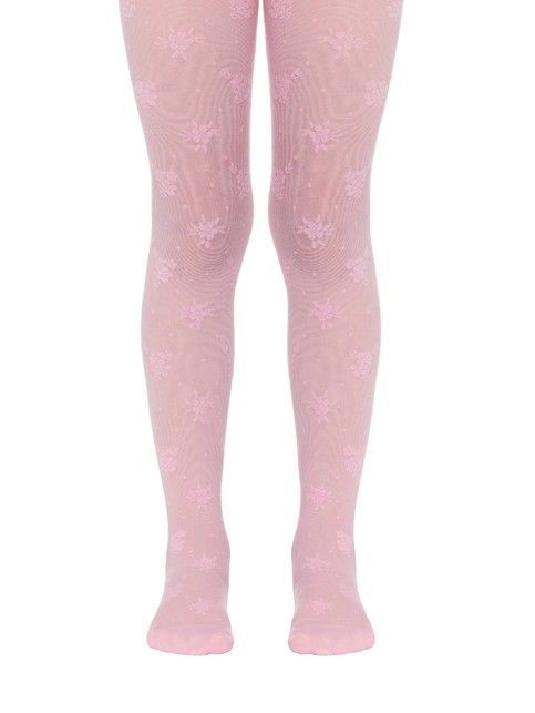 Tights with floral patterns LUCIA