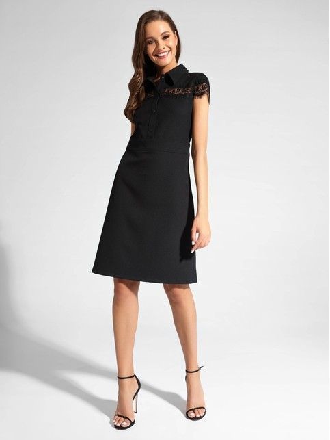 Dress-shirt with textured lace LPL 1038