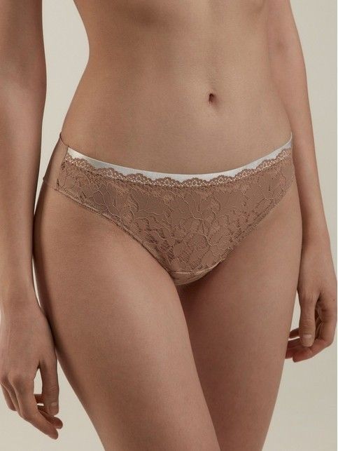 Mid-rise thong panties NYMPHE TP6045