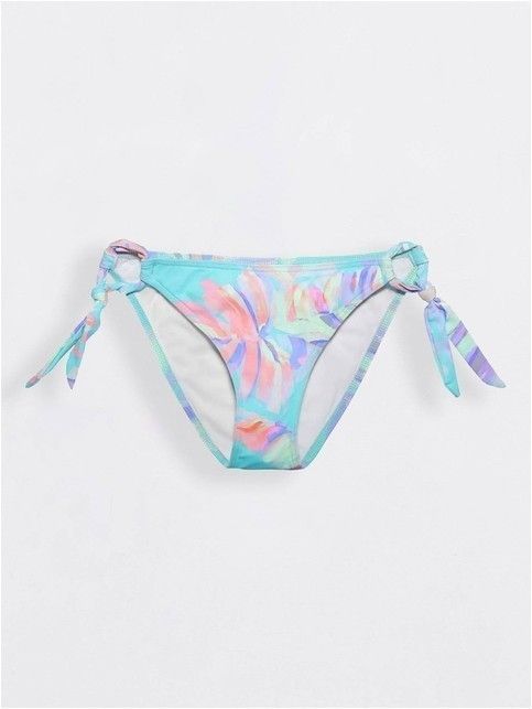 Bikini panties with a floral pattern NOEMI