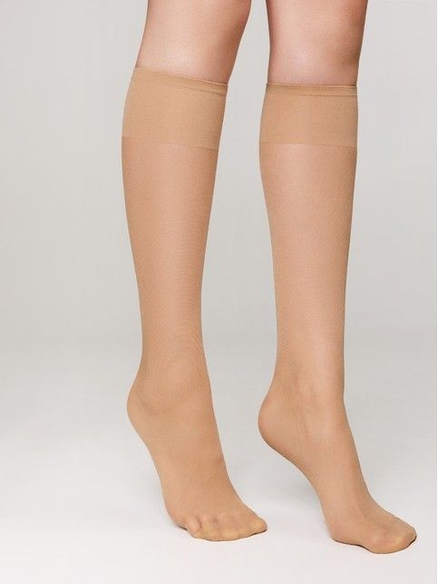 Thin elastic knee socks TENSION SOFT 20 (1 pair per pack)