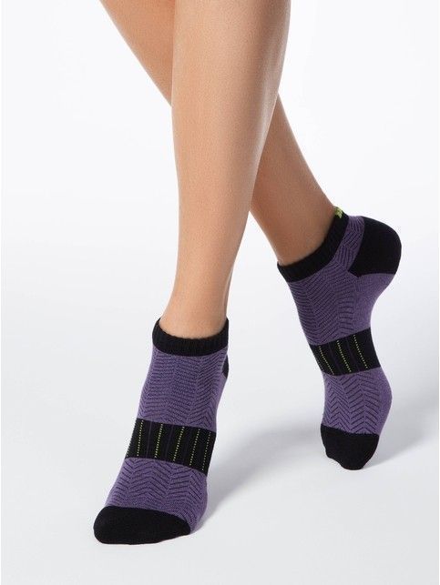Short cotton socks ACTIVE with a terry foot