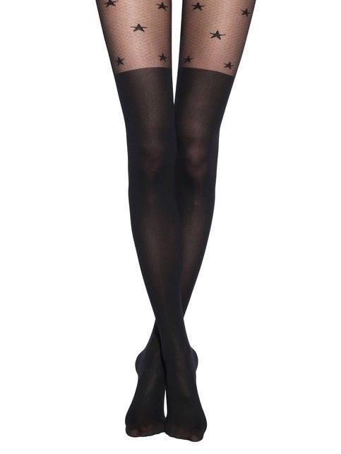 Tights with imitation golfins and 