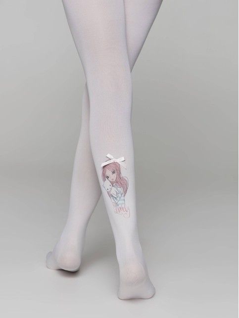 LOVELY patterned microfiber tights