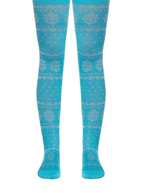 Jacquard tights BRAVO