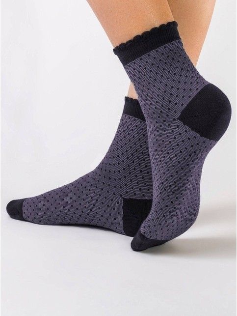 Cotton socks CLASSIC with picot