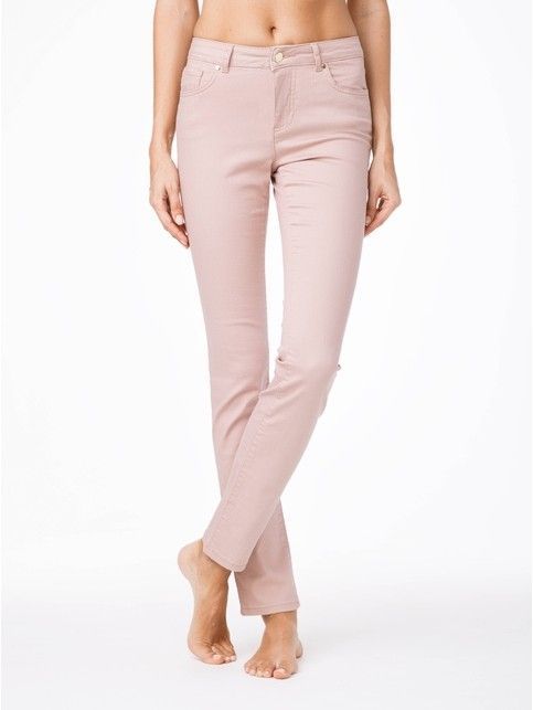 Classic straight jeans with the effect of 