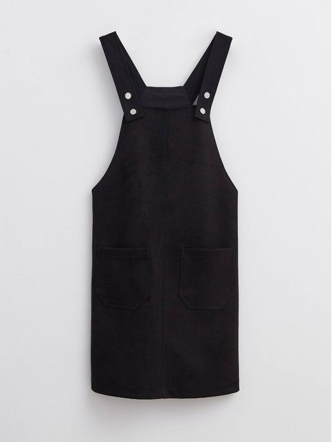 Faux suede dress with pockets LSF 1183