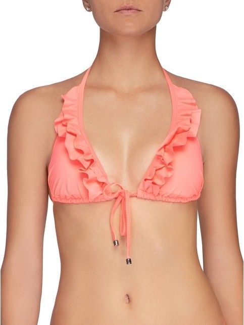 Bikini soft triangles with ruffle EVA