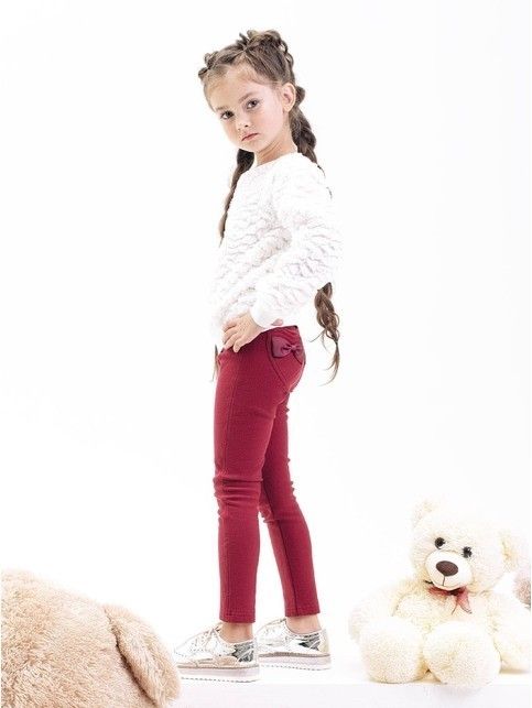 Extra soft jeggings BABY BOW with thermal effect
