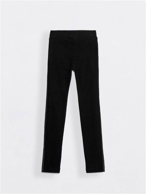 Leggings CLASSY with a raised insert
