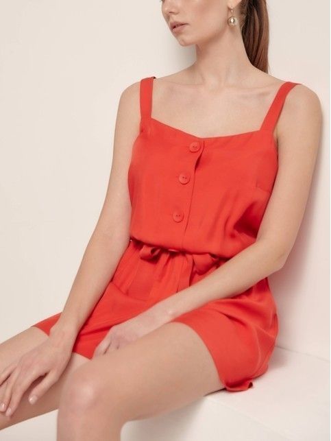 Viscose bib Overalls CAMILLA