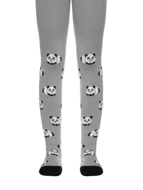 TIP-TOP tights with fluffy drawings 