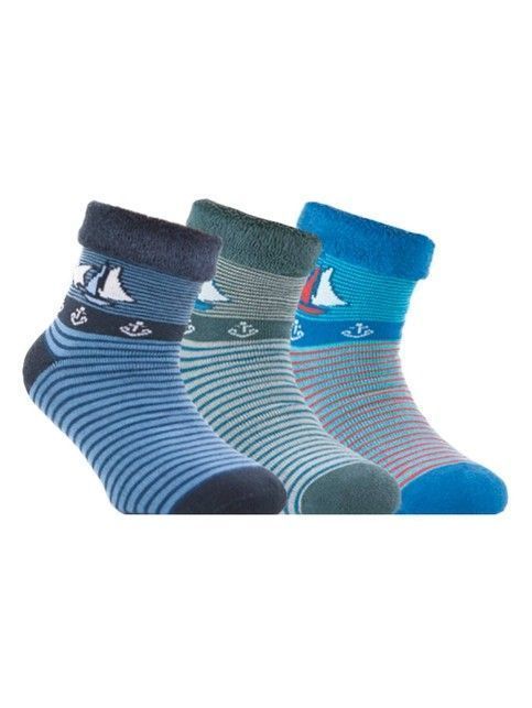 Terry socks SOF-TIKI with a lapel