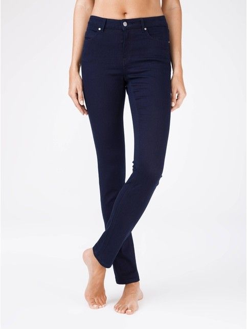 Eco-friendly jeans with the effect of 