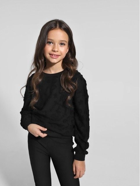 Ultra-soft sweatshirt made of textured knitwear DD 1075