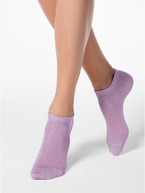 Short socks ACTIVE with lurex