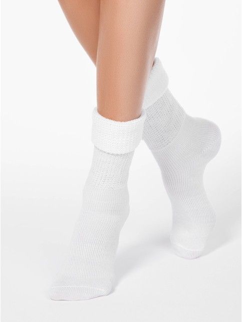 Warm socks with a lapel COMFORT