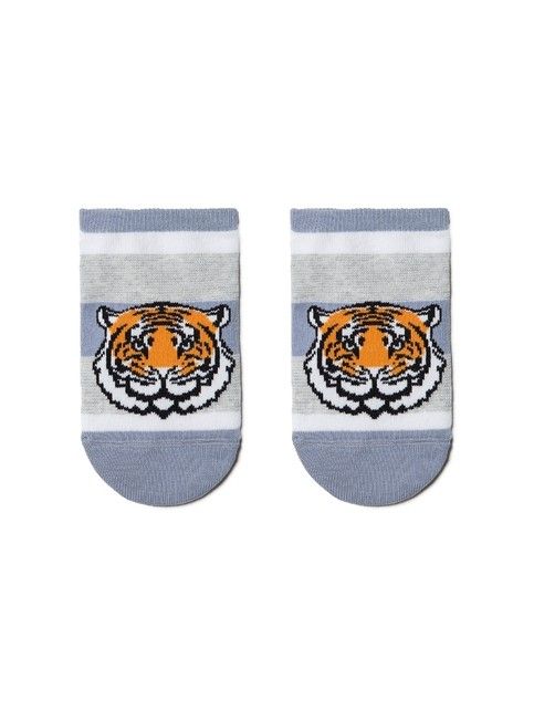 Ultra-short socks with bright patterns ACTIVE Lycra®