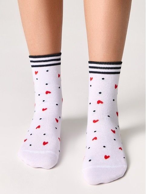 Cotton socks TIP-TOP with drawings