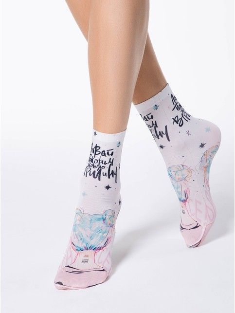 Socks with drawings FANTASY 70