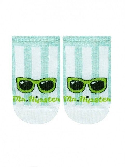 Ultra-short socks with bright patterns ACTIVE Lycra®