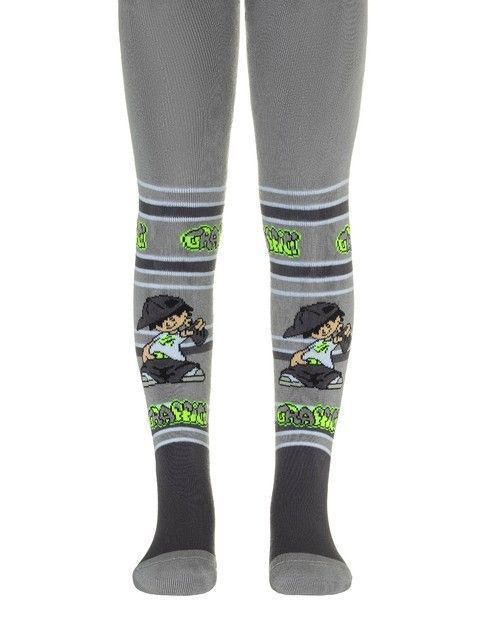 SOF-TIKI tights (terry inside) with drawings
