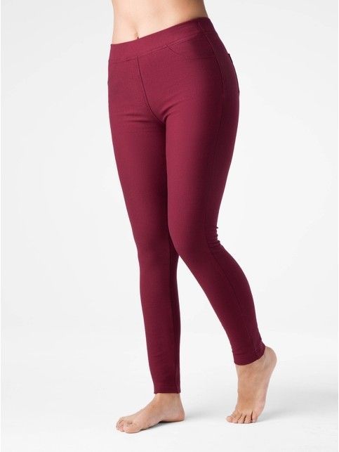 Extra soft jeggings with a high fit and thermal effect WINDY+